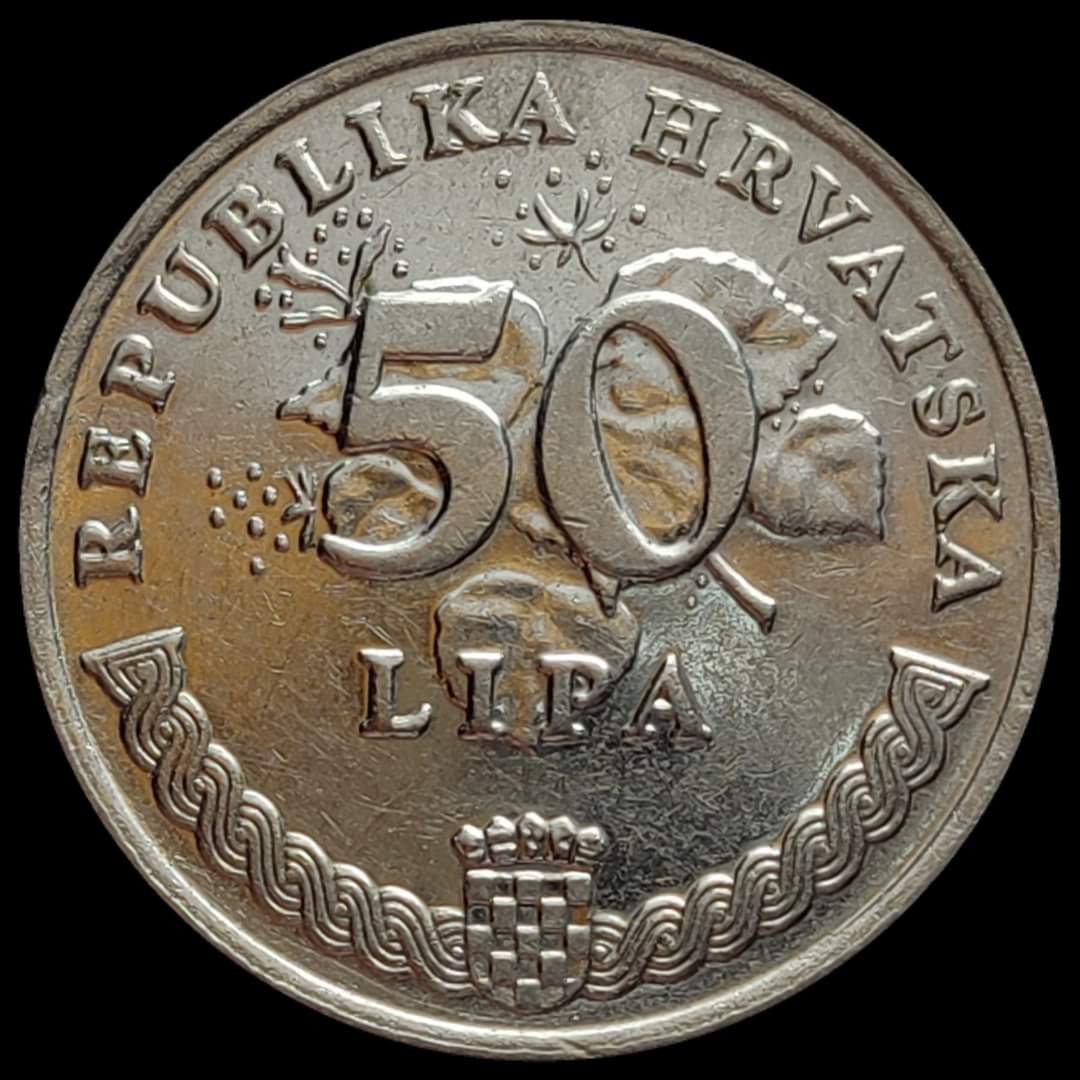 50-Lipa-1993-Hrvatska-Croatia-DDR---New-Doubled-Die-Discovered